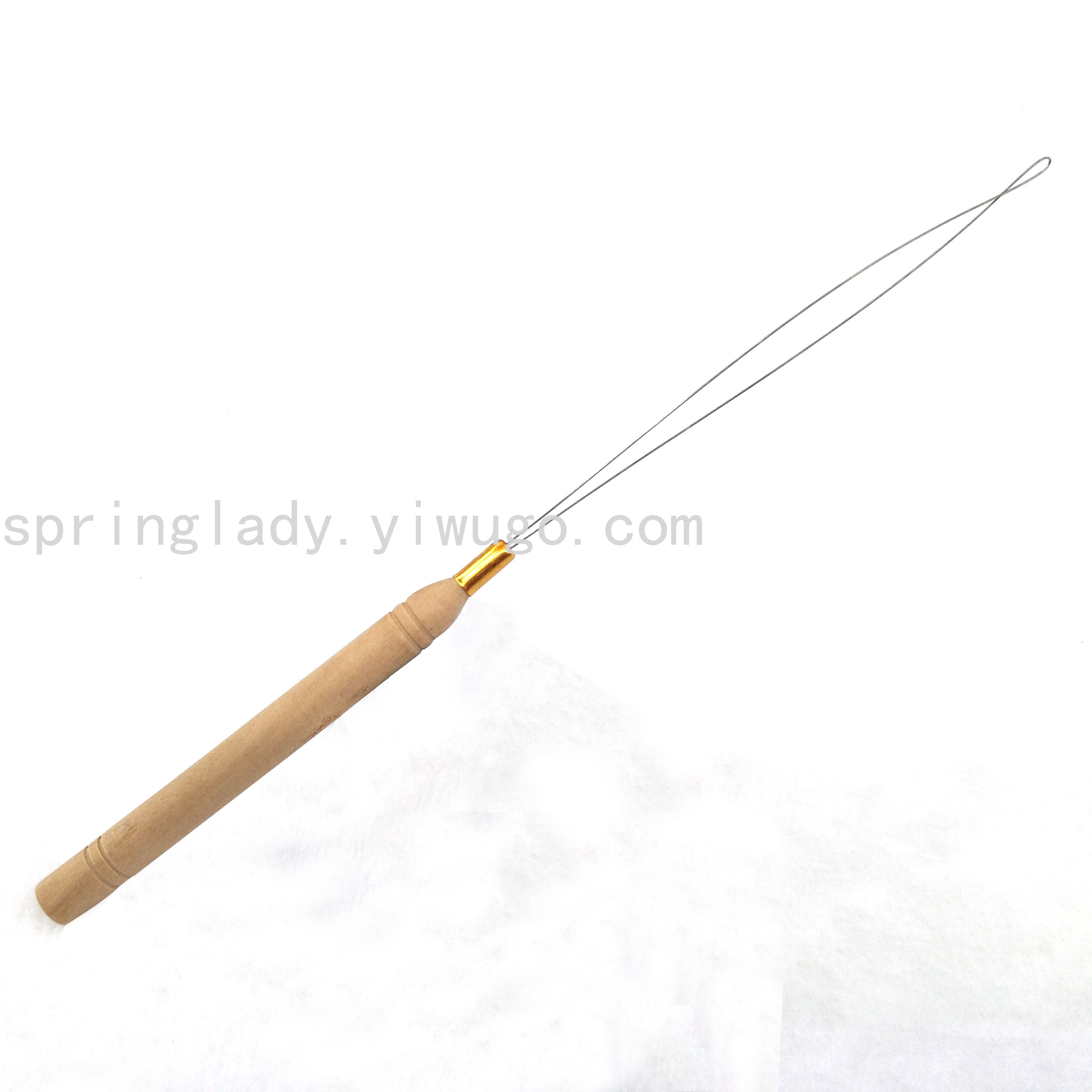 Hair Extension Tools Hair Extension Special Wooden Handle Crochet Wig Crochet Beading Needles Special Crochet Needle Hair Extension Machine