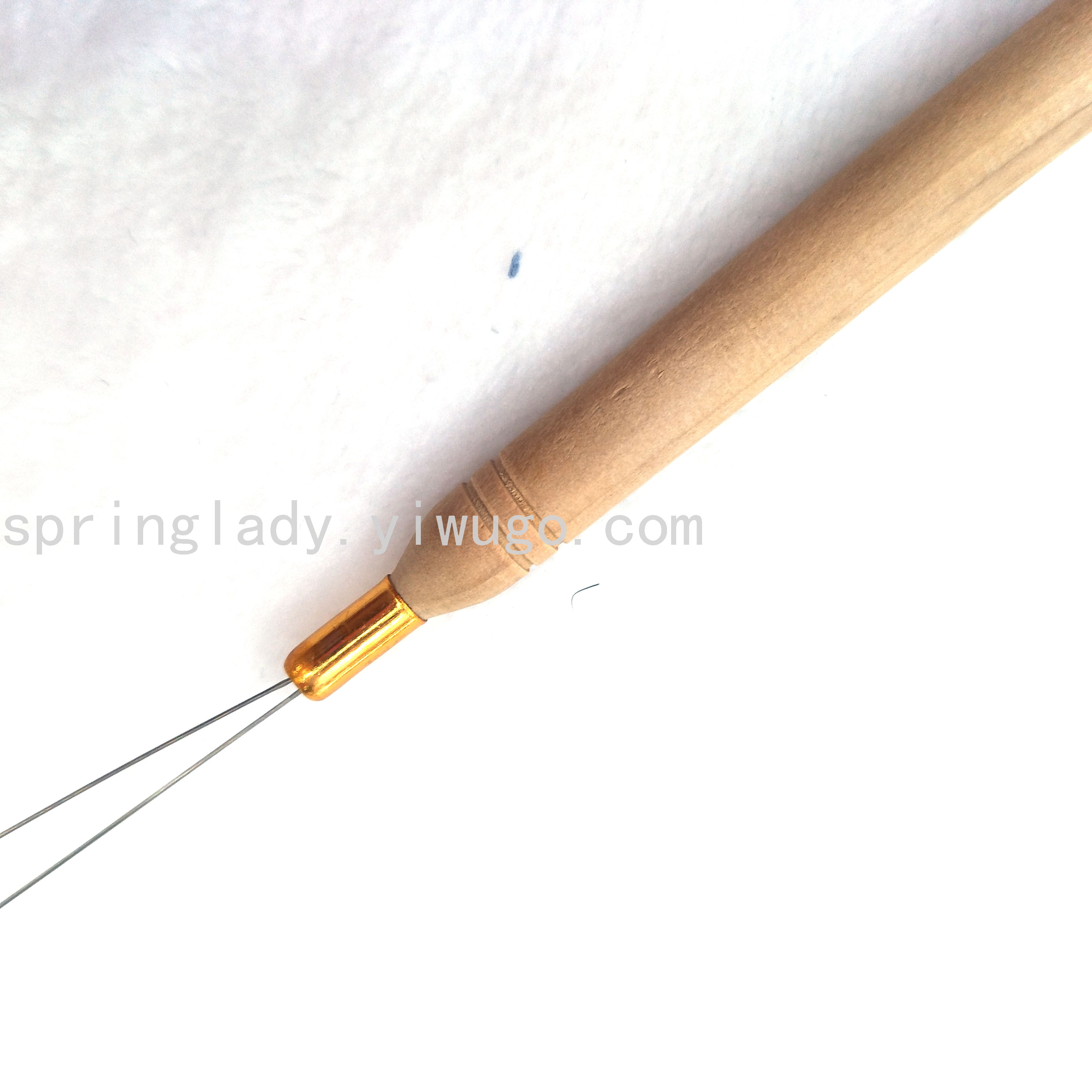 Hair Extension Tools Hair Extension Special Wooden Handle Crochet Wig Crochet Beading Needles Special Crochet Needle Hair Extension Machine