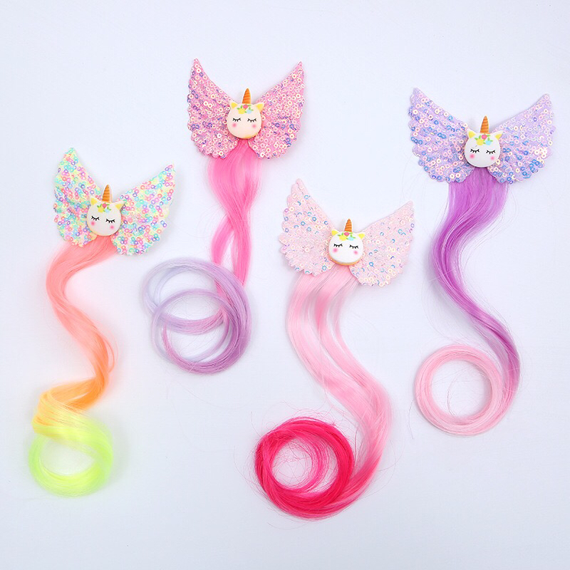 Children's Color Wig Curly Hair Girl Braid Hair Extension Colored Roll Song Horse Tail Hair Bow Headdress Suitable for Girls Children's Color Wig Curly Hair Girl Braid Hair Extension Colored Roll Song Horse Tail Hair Bow Headdress Suitable for Girls