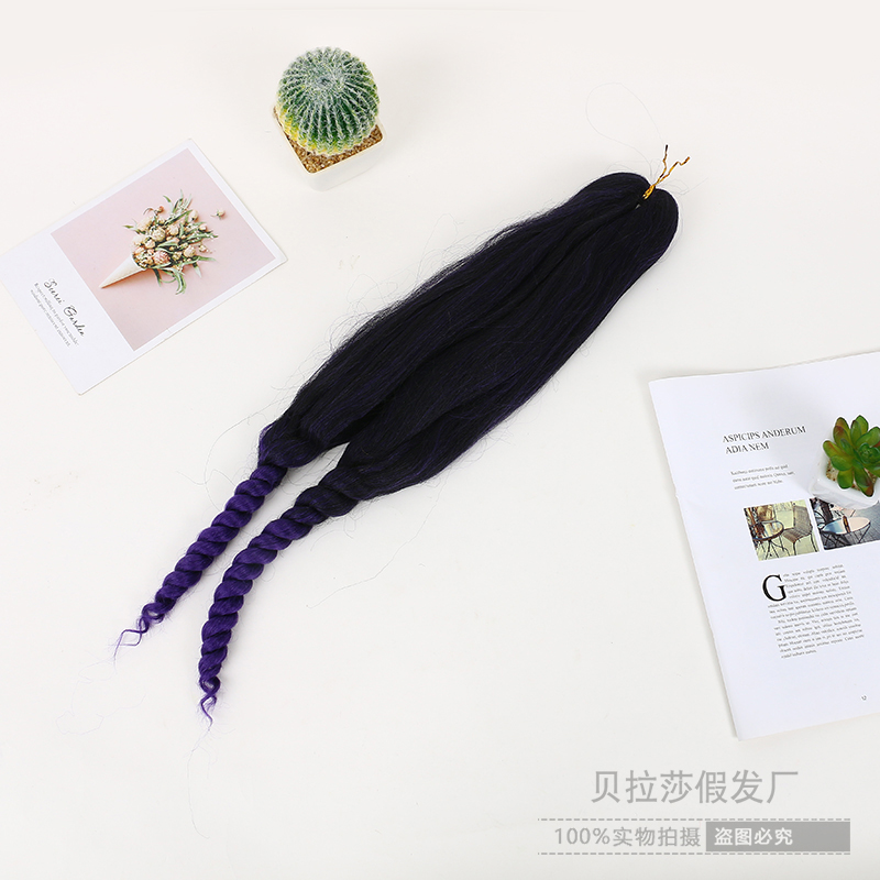Ponytail Hair Extension Mid-Length Light Hair Women&#039;s Short Horse Tail Hair Replacement Wig Sweet Gradient Waves Roll