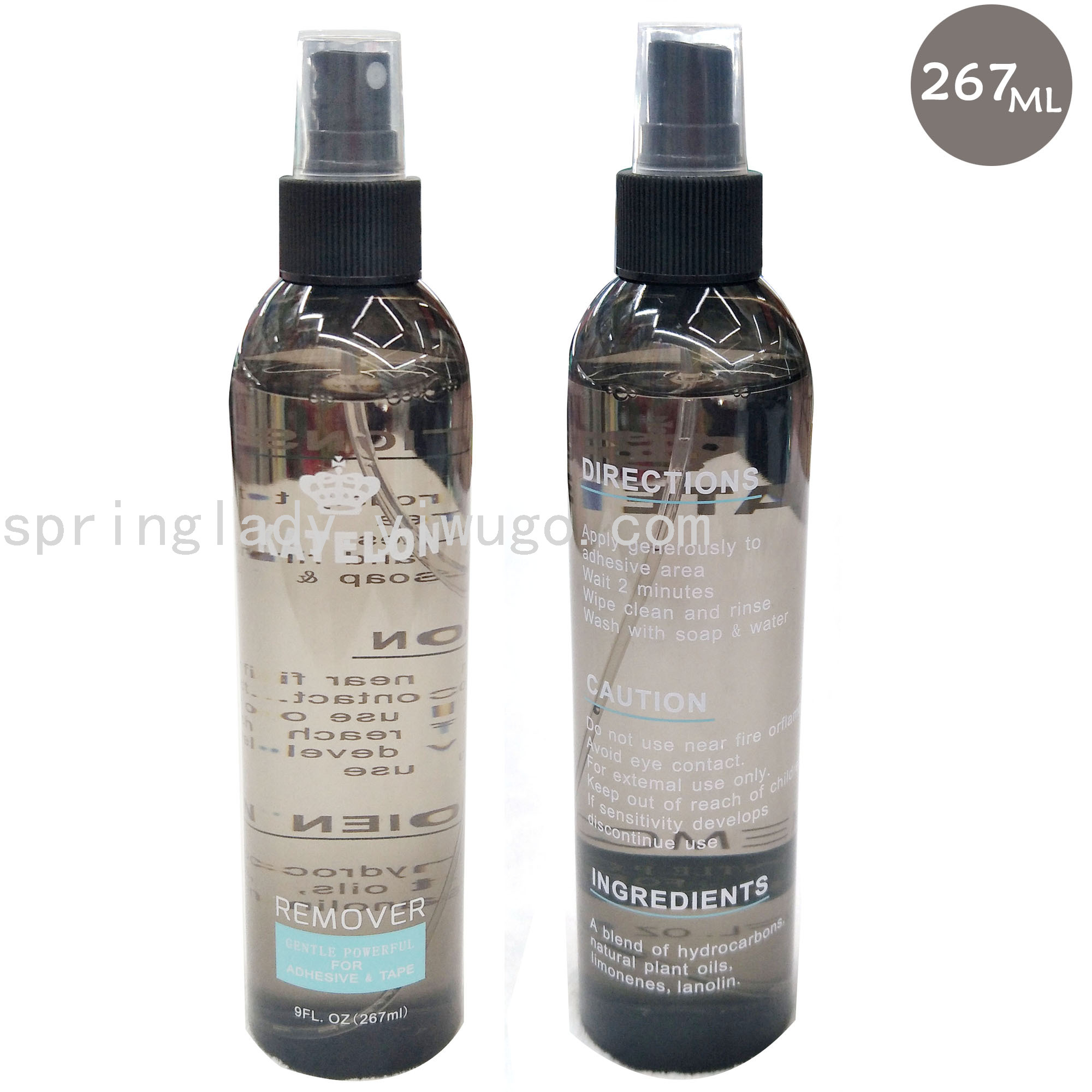 267ML Anti-Glue Liquid Wig Seamless Hair Extension Double-Sided Messaging Glue Remover Wig Double-Sided Wig Part