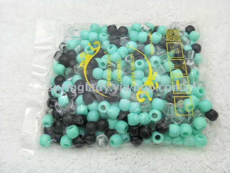 Colored round Straight Hole Plastic Beads DIY Handmade Jewelry Accessories Loose Beads Hair Extension Beads Wig Part SPRING LADY Colored round Straight Hole Plastic Beads DIY Handmade Jewelry Accessories Loose Beads Hair Extension Beads Wig Part SPRING LADY