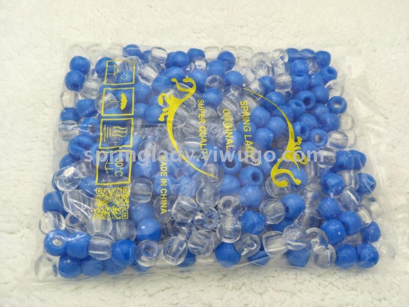 Colored round Straight Hole Plastic Beads DIY Handmade Jewelry Accessories Loose Beads Hair Extension Beads Wig Part SPRING LADY Colored round Straight Hole Plastic Beads DIY Handmade Jewelry Accessories Loose Beads Hair Extension Beads Wig Part SPRING LADY