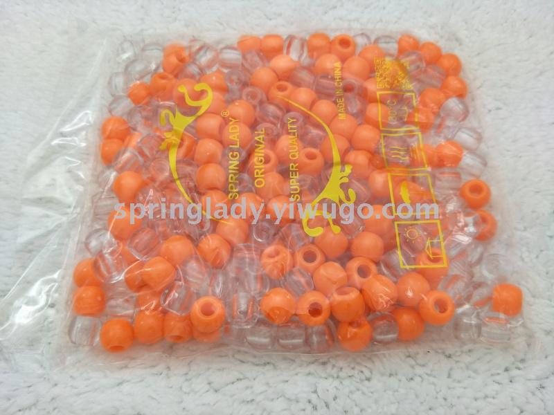 Colored round Straight Hole Plastic Beads DIY Handmade Jewelry Accessories Loose Beads Hair Extension Beads Wig Part SPRING LADY Colored round Straight Hole Plastic Beads DIY Handmade Jewelry Accessories Loose Beads Hair Extension Beads Wig Part SPRING LADY