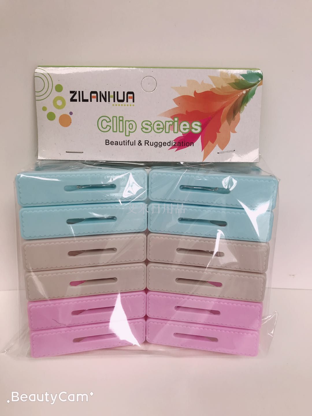 Zlh-7014-12 Strong clothesclip windproof spring clip plastic clip is clamped