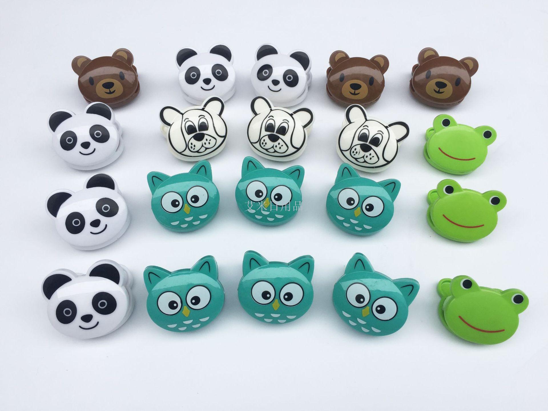 BYT-3 small three-eyed monster food seal clip environmentally friendly plastic clip cartoon clip BYT-3 small three-eyed monster food seal clip environmentally friendly plastic clip cartoon clip