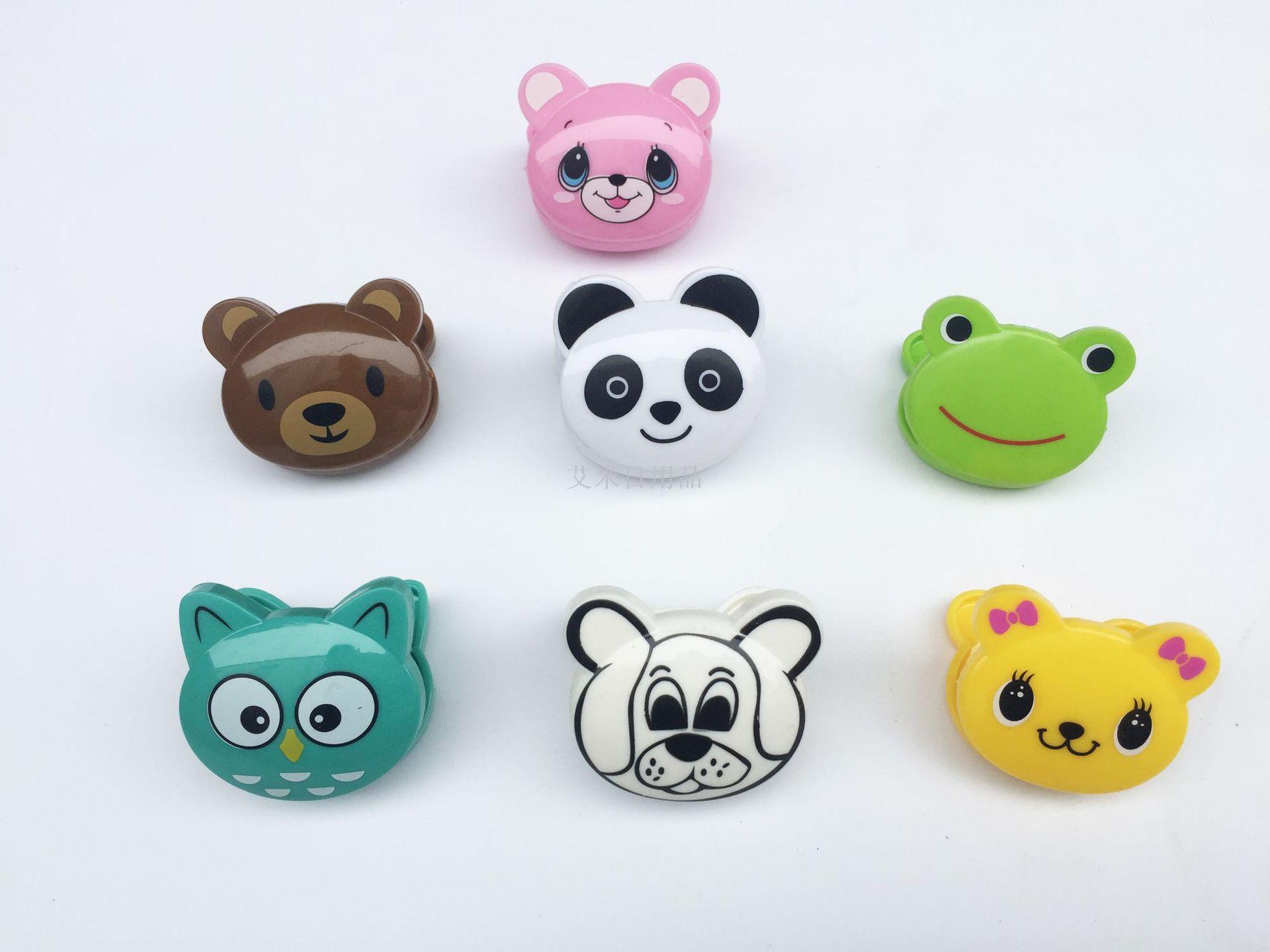 BYT-3 red panda plastic clip cartoon clip creative kitchen food cute cartoon seal clip BYT-3 red panda plastic clip cartoon clip creative kitchen food cute cartoon seal clip