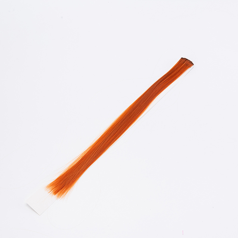 2020 New High-Temperature Fiber Solid Color One-Piece Color Wig Set Single Card Wig Set Multi-Color Hair Extension Wholesale 2020 New High-Temperature Fiber Solid Color One-Piece Color Wig Set Single Card Wig Set Multi-Color Hair Extension Wholesale