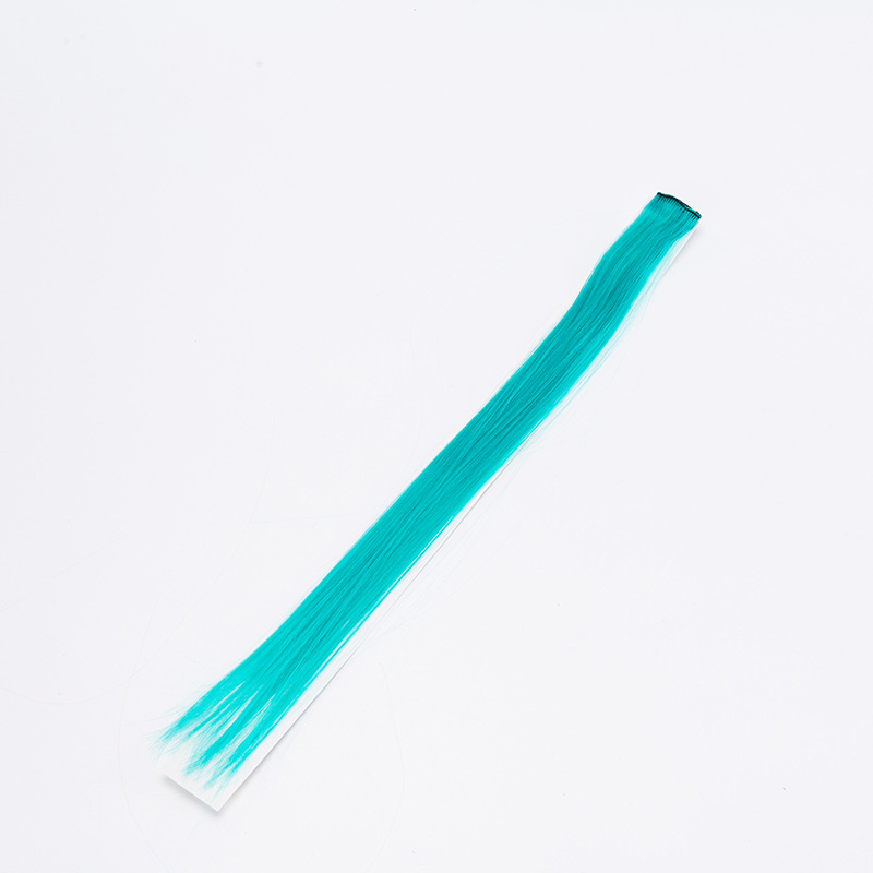 2020 New High-Temperature Fiber Solid Color One-Piece Color Wig Set Single Card Wig Set Multi-Color Hair Extension Wholesale 2020 New High-Temperature Fiber Solid Color One-Piece Color Wig Set Single Card Wig Set Multi-Color Hair Extension Wholesale