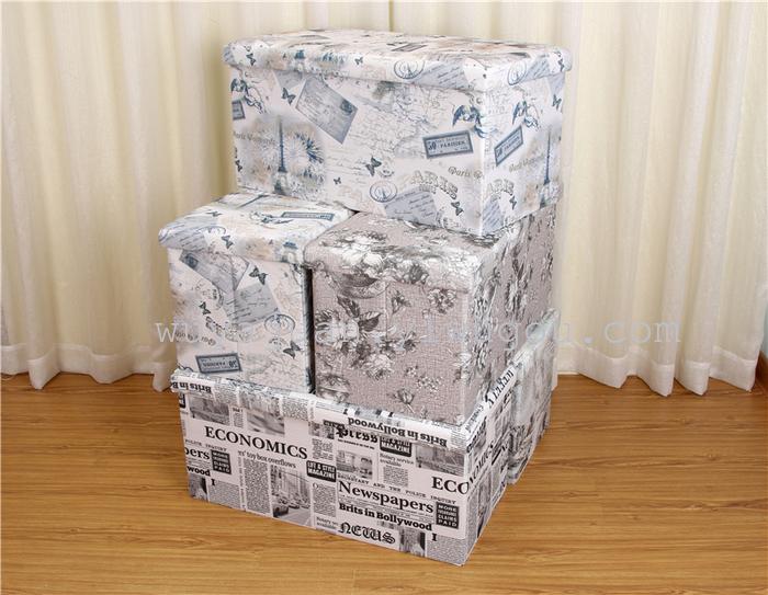 Ge Lai creative fashion edition general printing 38X38X38 folding stool