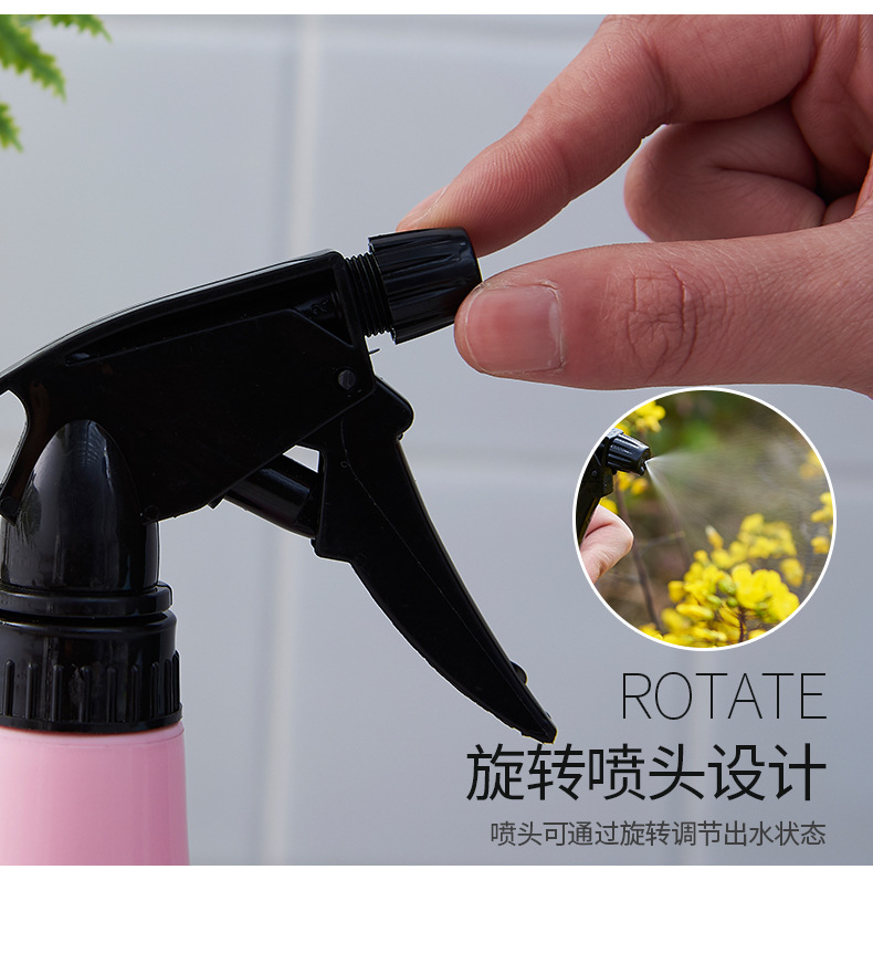 Nordic Style 700ml Hand-Held Sprayer Candy Color Plastic Watering Can Watering Pot Garden Supplies Factory Direct Sales Nordic Style 700ml Hand-Held Sprayer Candy Color Plastic Watering Can Watering Pot Garden Supplies Factory Direct Sales