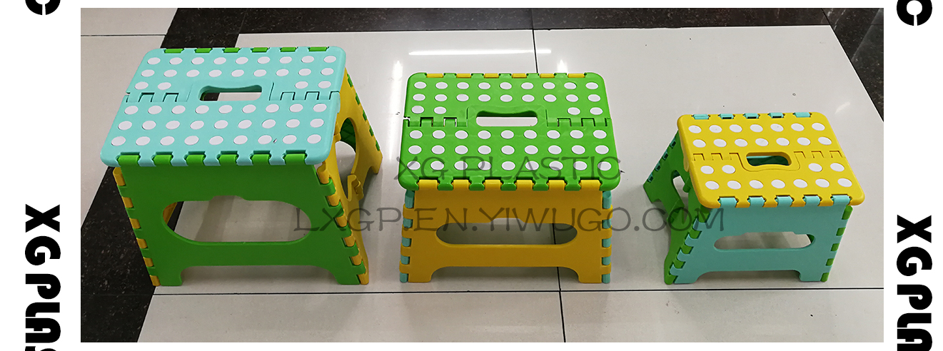 Plastic stools Folding Stool Chair Portable Home Furniture dot pattern Child Convenient Dinner Stools Plastic stools Folding Stool Chair Portable Home Furniture dot pattern Child Convenient Dinner Stools