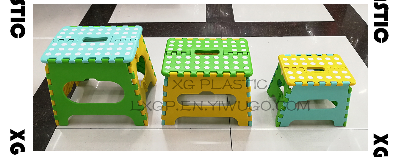 Plastic stools Folding Stool Chair Portable Home Furniture dot pattern Child Convenient Dinner Stools Plastic stools Folding Stool Chair Portable Home Furniture dot pattern Child Convenient Dinner Stools