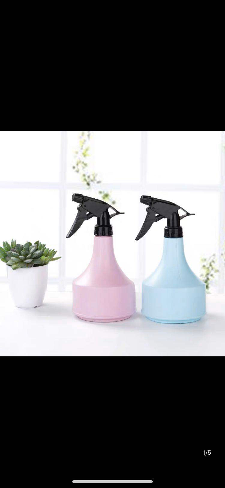 Plastic Sprayer Candy Color Small Watering Can Hand Button Spray Bottle Watering Pot