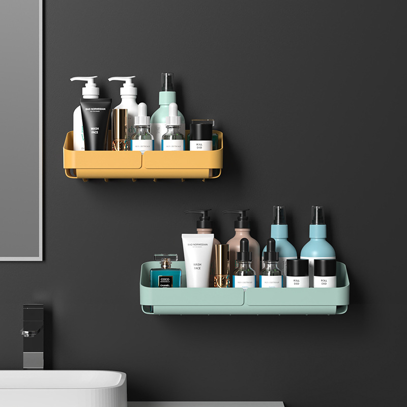 Bathroom Storage Rack Toilet Washstand Kitchen Storage Punch-Free Wall-Mounted Bath Wall Bathroom