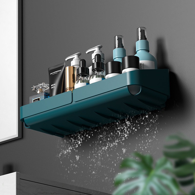 Bathroom Storage Rack Toilet Washstand Kitchen Storage Punch-Free Wall-Mounted Bath Wall Bathroom