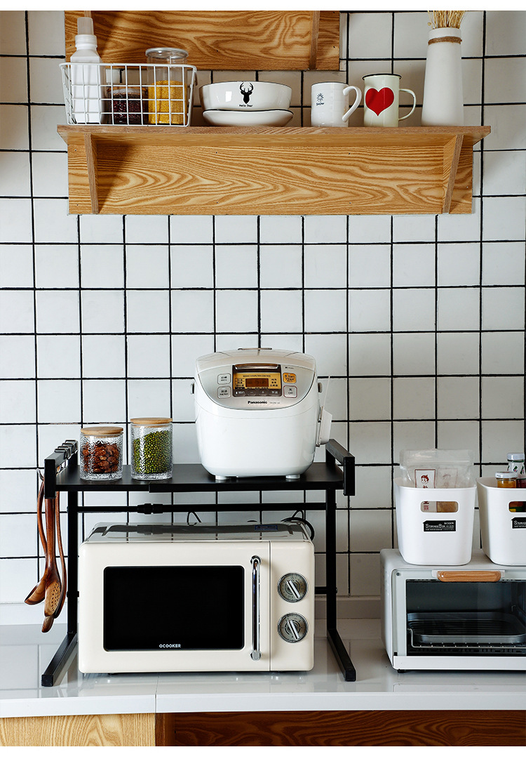 Oven Storage Rack Retractable Microwave Oven Rack Kitchen Storage Rack Kitchen Microwave Oven Storage Rack Floor