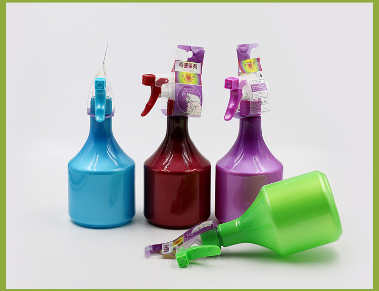 Supply flower flower 9119 watering pot plastic PET sprayer sprayer hand-pull spray bottle pouring pot
