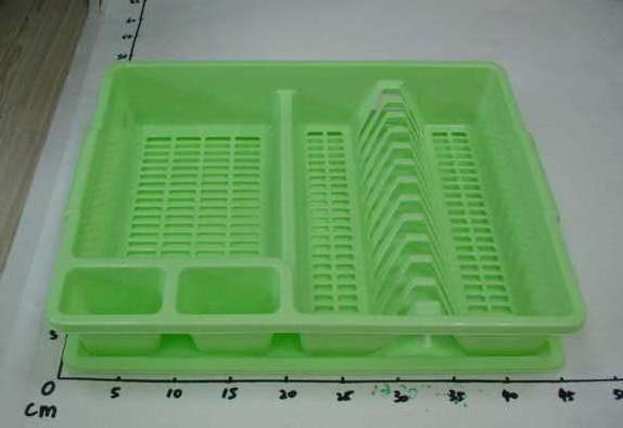 Household Kitchen Drain Bowl Rack Multi-Functional Tableware Storage Rack Tableware Plastic Drip Dish Rack with Chassis