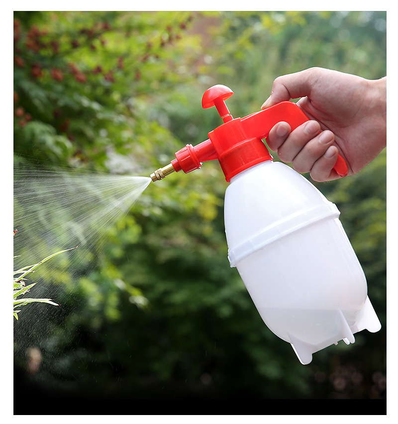 Multi - function adjustable 0.8 l pneumatic spray pot plastic hand sprayer garden watering pot