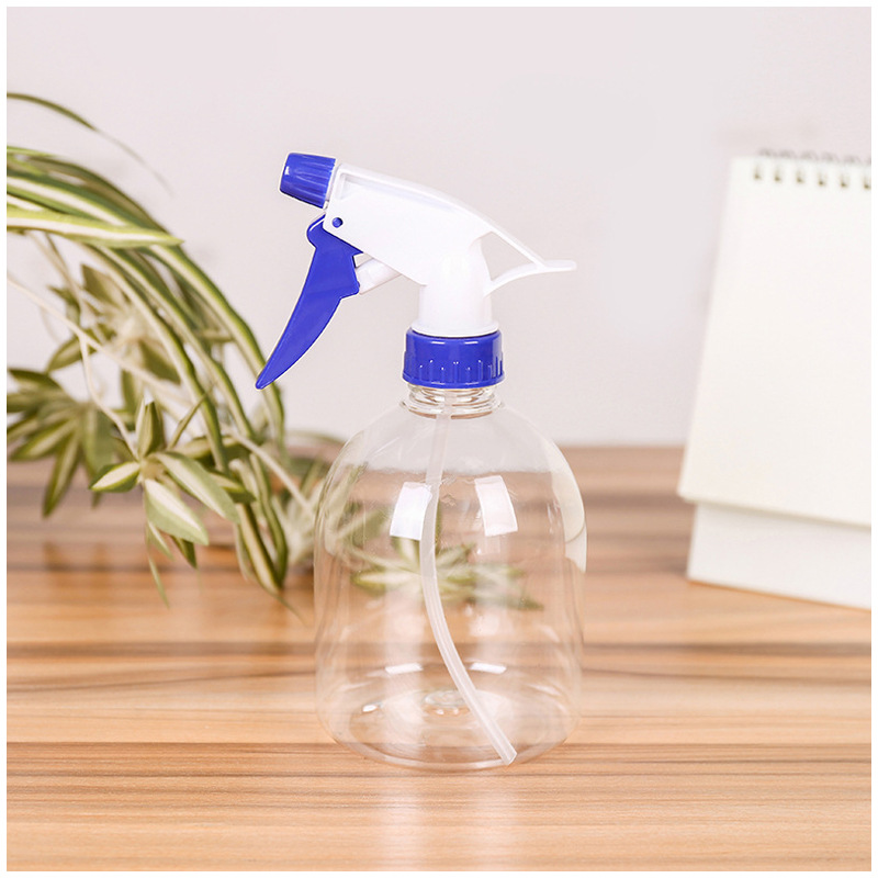 500ml Hand Pressure Sprinkler Watering Can Sprinkling Can Watering Sprayer Small Spray Pot Plastic Transparent Sprinkling Can