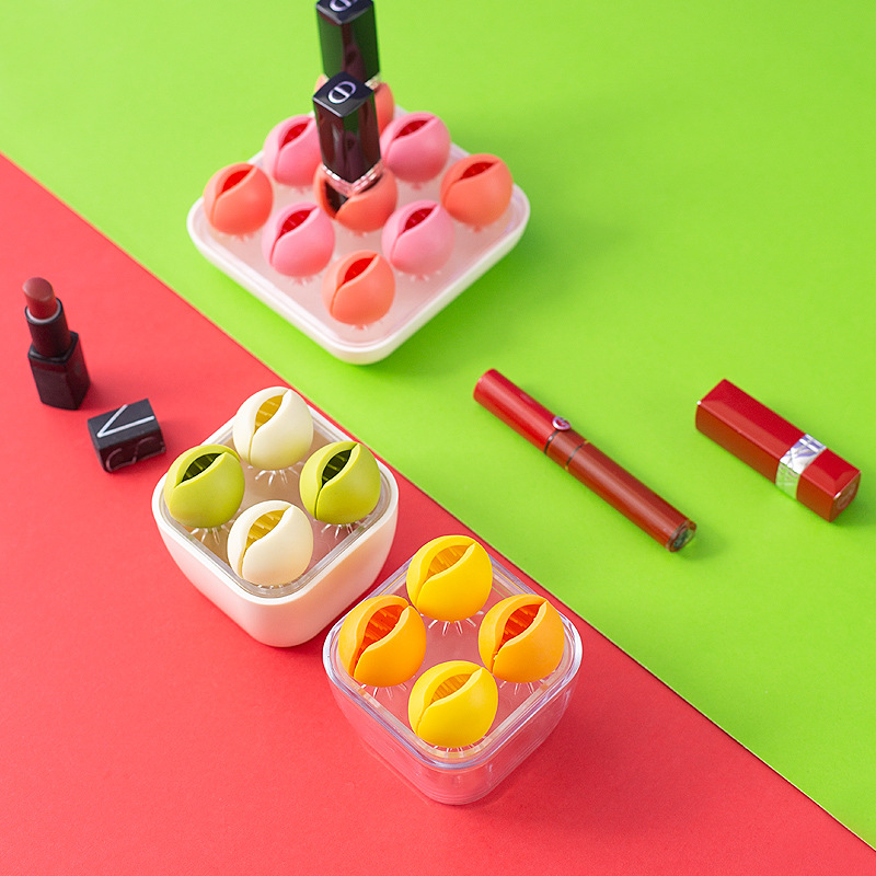 Cosmetics Storage Box Lipstick Eyebrow Pencil Lip Gloss Storage Rack Multi-Grid Creative Organizing Desktop Storage Rack Manufacturer Customization