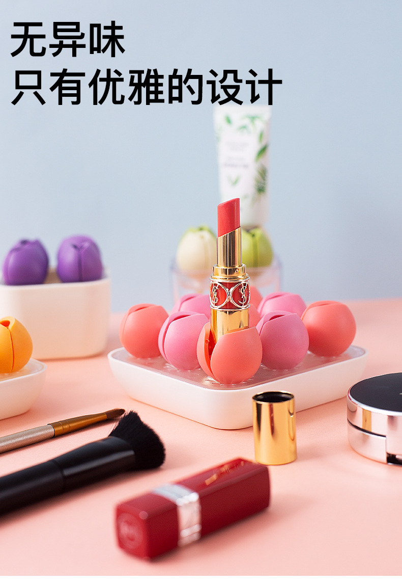 Cosmetics Storage Box Lipstick Eyebrow Pencil Lip Gloss Storage Rack Multi-Grid Creative Organizing Desktop Storage Rack Manufacturer Customization
