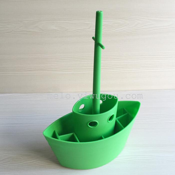 Ship tableware box / knife rack, kitchen shelf, sailing desktop storage rack Ship tableware box / knife rack, kitchen shelf, sailing desktop storage rack
