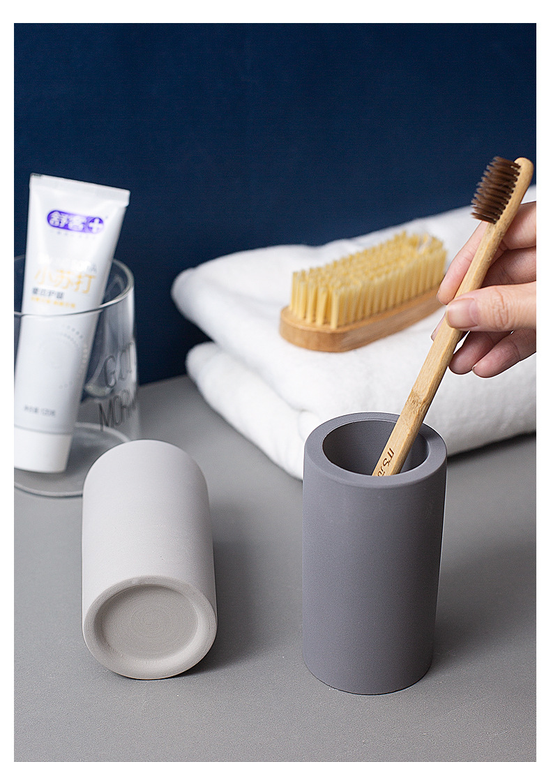 Senhuo Sovo Diatomite Toothbrush Cup Storage Rack Absorbent Absorbent Toothbrush Holder Bathroom Storage Tool Factory Wholesale Senhuo Sovo Diatomite Toothbrush Cup Storage Rack Absorbent Absorbent Toothbrush Holder Bathroom Storage Tool Factory Wholesale