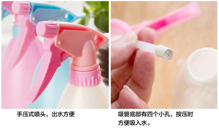 500ML spray bottle hand pressure plastic flower sprayer candy color sprinkling canister garden matching spray bottle