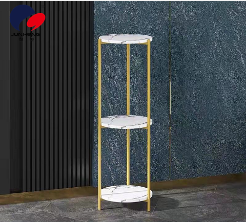 Light Luxury Ins Flower Rack Indoor Living Room Multi-Layer Floor-Standing Balcony Decoration Scindapsus Basin Frame Floor Storage Rack