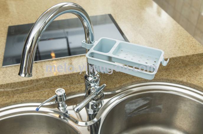 Faucet bituminous shelf sink storage rack can adjust the sink sponge cloth bitumen rack