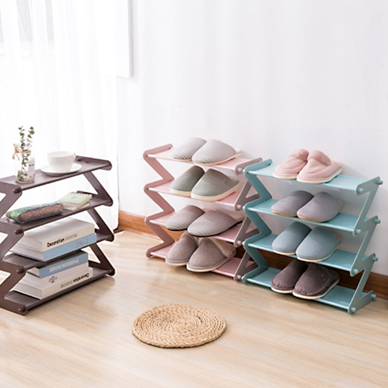 Simple Stainless Steel Assembled Shoe Rack Non-Woven Fabric Simple Shoe Rack Shoe Storage Rack