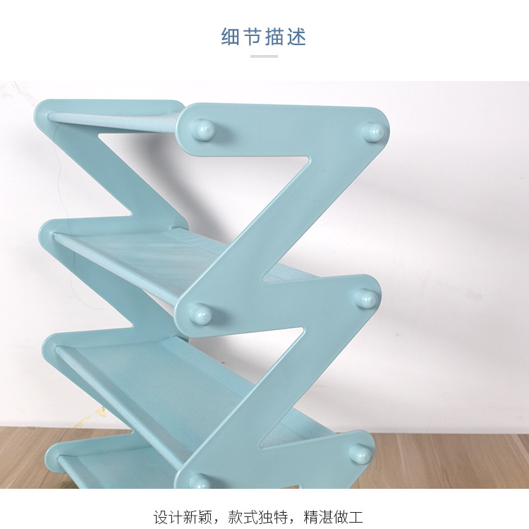 Simple Stainless Steel Assembled Shoe Rack Non-Woven Fabric Simple Shoe Rack Shoe Storage Rack