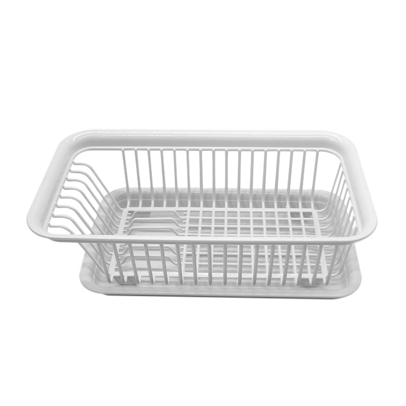 Kitchen Drain Bowl Rack Tableware Rack Storage Rack Household Minimalist Double-Layer Sink Bowl Dish Drain Basket