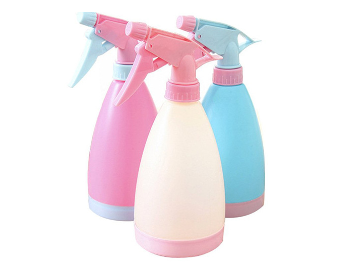 Candy-Colored Watering Pot Watering Can Hand Pressing Type Watering Plastic Sprayer Blow Molding Container