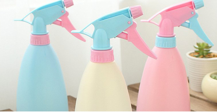 Candy-Colored Watering Pot Watering Can Hand Pressing Type Watering Plastic Sprayer Blow Molding Container