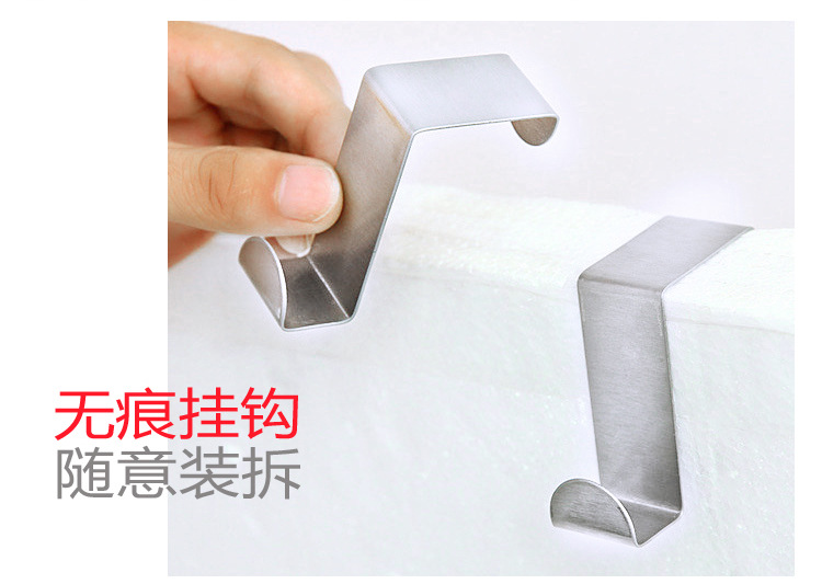 304 Stainless Steel S Hook S-Shape Hook Iron Hook S Hook Kitchen Silent Door Hook Seamless Hook Multifunctional S Hook