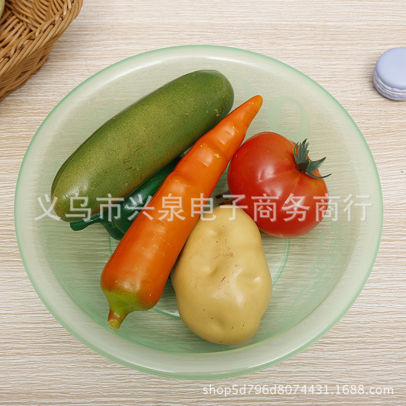 Plastic Basin Wash Face Laundry Basin Vegetable Basin One Yuan Two Yuan Department Store Gift Supply Wholesale