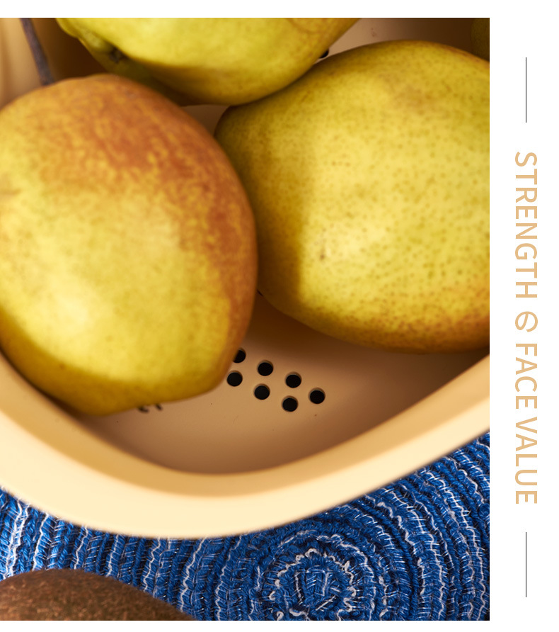 Fruit Plate Basket Modern Living Room Coffee Table Plastic Basin Double Layer Vegetable Washing Basket Household Kitchen Innovative Drain Basket Fruit Plate Basket Modern Living Room Coffee Table Plastic Basin Double Layer Vegetable Washing Basket Household Kitchen Innovative Drain Basket