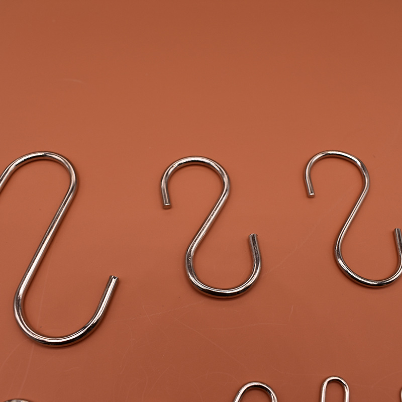 Manufacturers Supply Hardware S Iron Hook Metal Small Hook S-Shaped Iron Hook Furniture Hook S-Shaped Hook