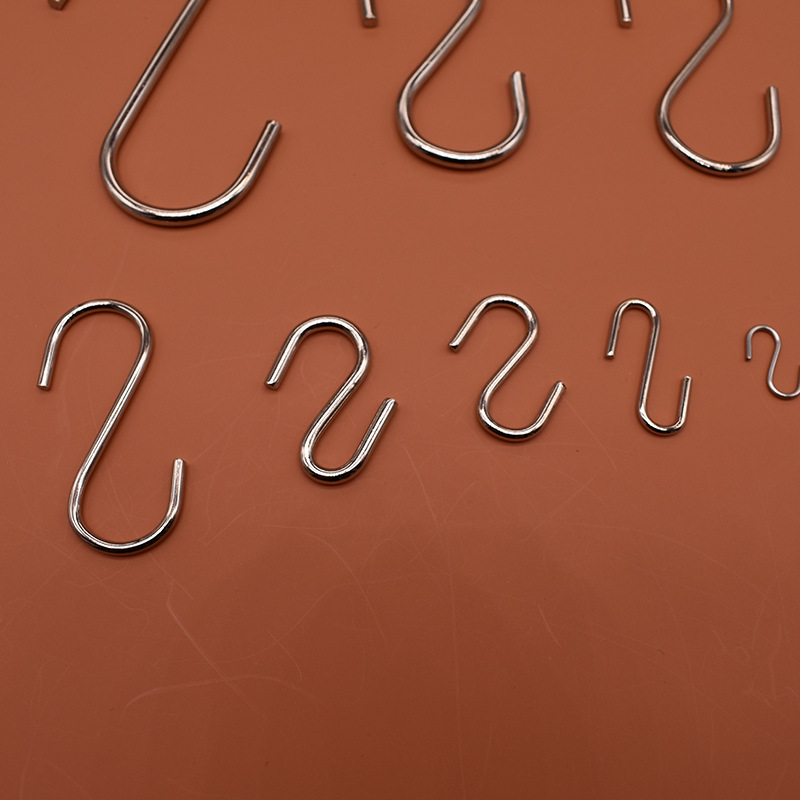 Manufacturers Supply Hardware S Iron Hook Metal Small Hook S-Shaped Iron Hook Furniture Hook S-Shaped Hook