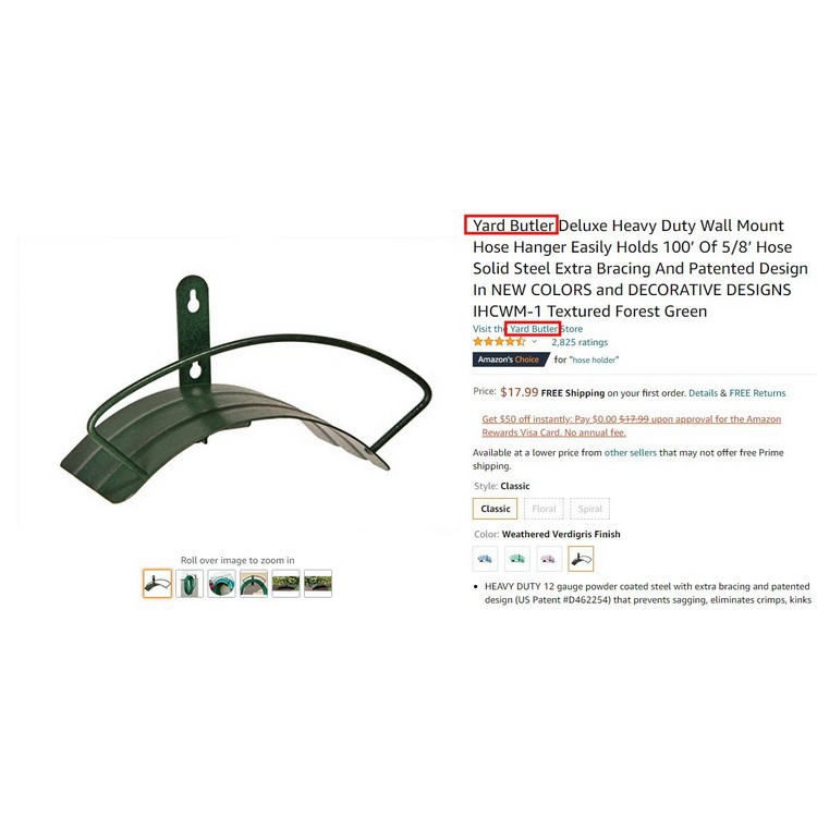 Cross-Border Hot with Hole Screw Garden Water Iron Metal Garden Wall Iron Hook Storage Wall Mount Water Pipe Bracket