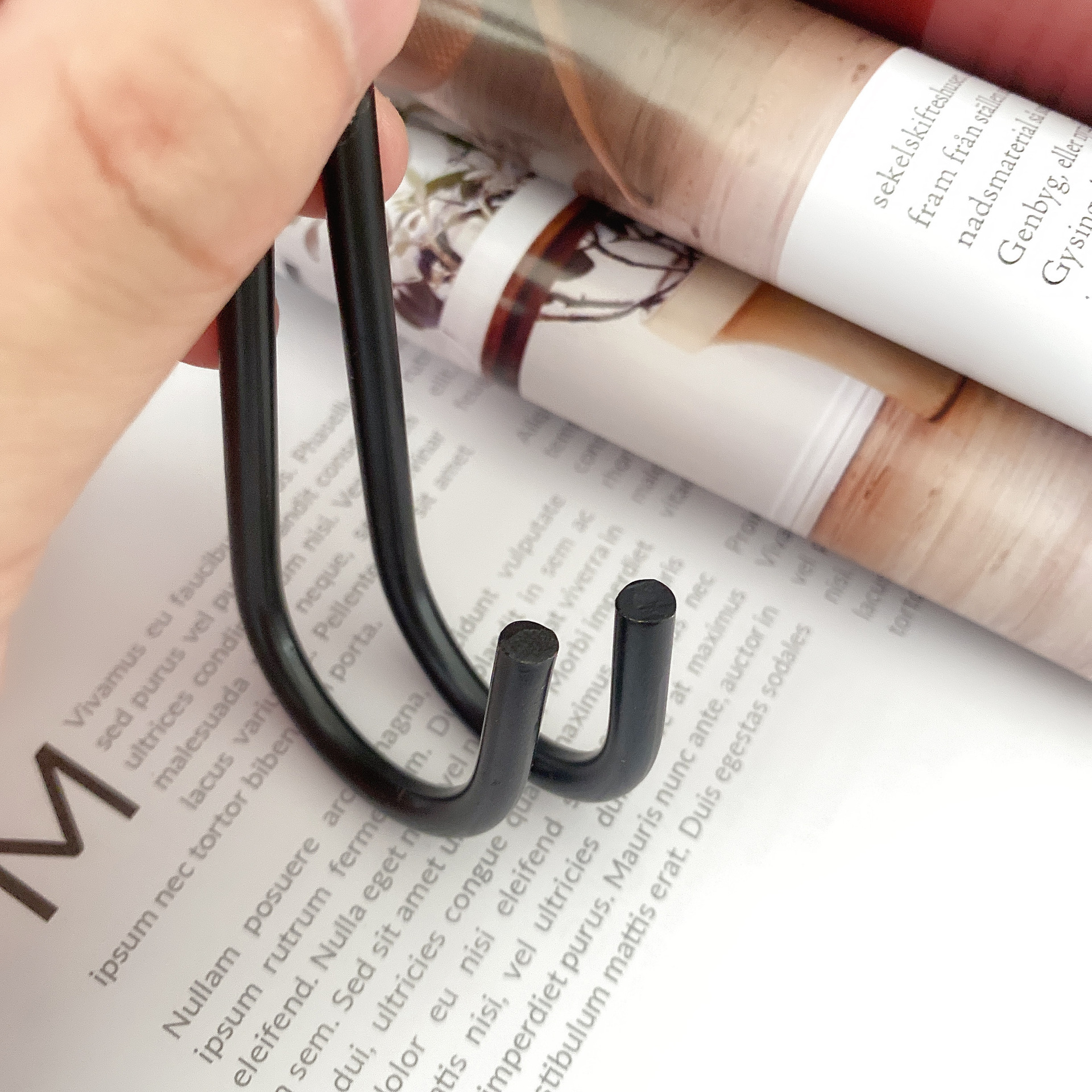 Bold and Lengthened Clothing Store S Hook Metal Hook round S Hook Iron Hook Coat Hook Clothes S-Shape Hook