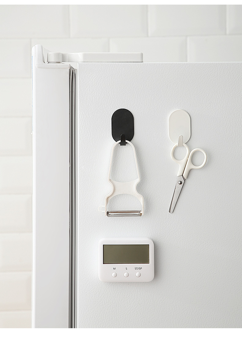 Iron hook 10 Pack Punch-Free Multi-Functional Kitchen Strongly Adhesive Stainless Steel Hook Load-Bearing Wall Mount