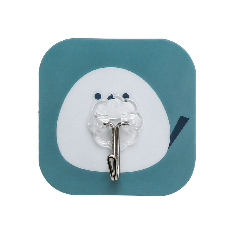 3742 Adhesive Hook Stickers behind the Door Back Wall Hook Punch-Free Kitchen Plastic basin