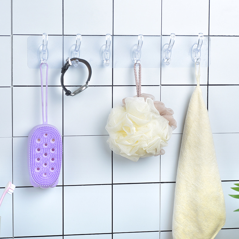 Plastic Transparent Hook Wholesale Strong Sticky Plastic basin