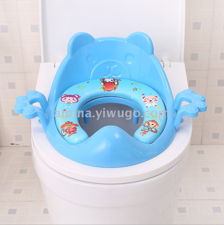 New oversized children&#039;s toilet seat toilet seat baby toilet seat child toilet cover cushion baby toilet seat