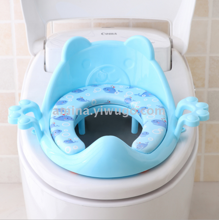 New oversized children&#039;s toilet seat toilet seat baby toilet seat child toilet cover cushion baby toilet seat