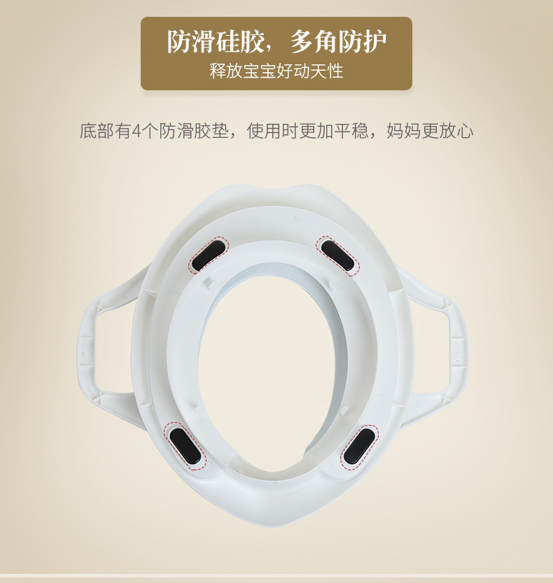 Large Baby Child Toilet Seat Toilet Female Baby Young Children Male Cushion Bedpan Cover Rack Ladder 1-3-6 Years Old